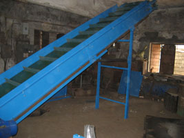 Inclined Material Loading Conveyors