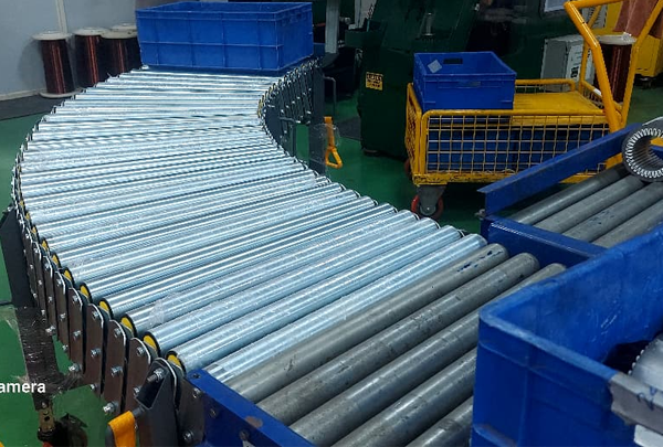 Flexible Roller Conveyor Loading and Unloading Application