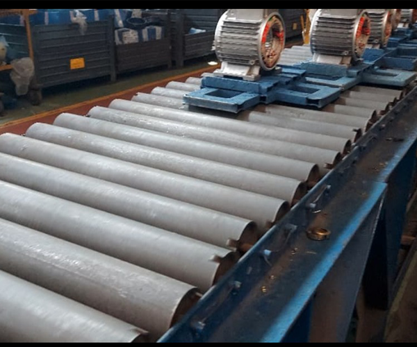 Gravity Roller Conveyor Roller Bed Detail